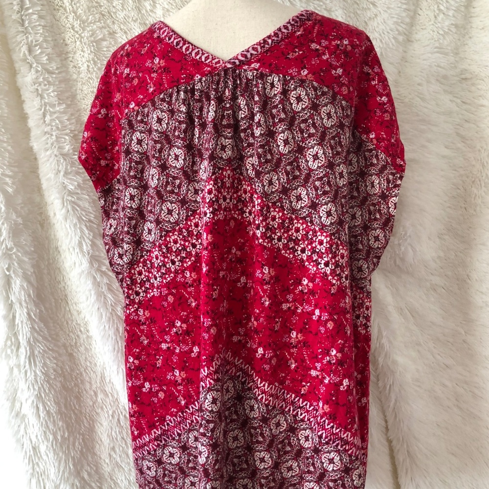 *SOLD*Lucky Brand Button Up Top 3X - Picture 6 of 8